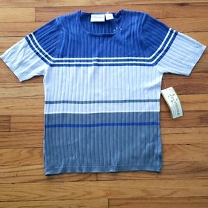 Y2k ribbed stripe knit